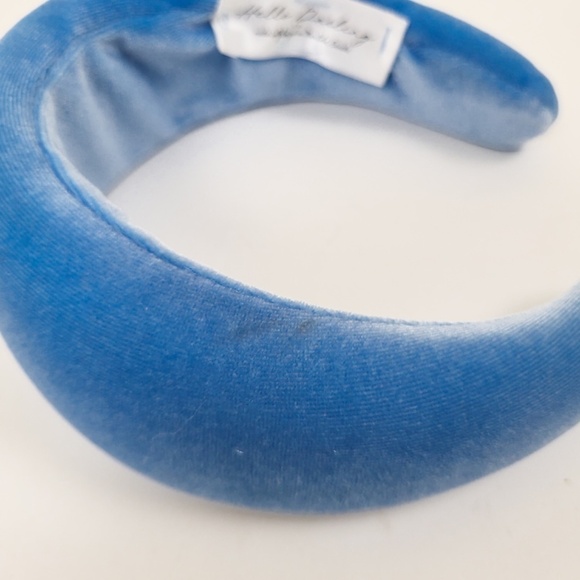 Hello Darling Padded Blair Velvet Headband High Thick - Picture 6 of 9